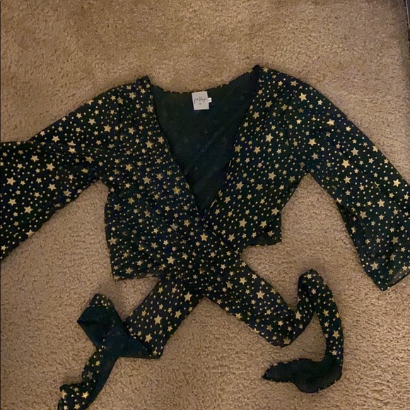 Tie front top - Picture 4 of 6